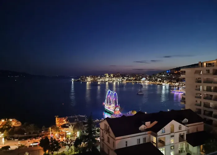 Lovely Seaview Apartment Saranda - 70M From Beach - Free Parking Garage
