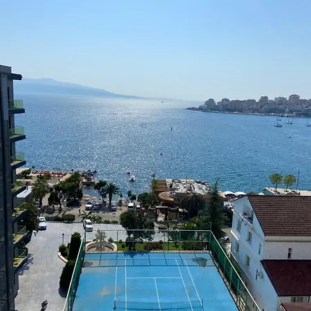 Lovely Seaview Apartment Saranda - 70M From Beach - Free Parking Garage Exterior photo