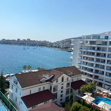 Lovely Seaview Apartment Saranda - 70M From Beach - Free Parking Garage Exterior photo